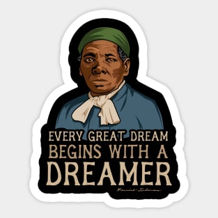 Harriet Tubman Quote Gift for Black History Month Sticker